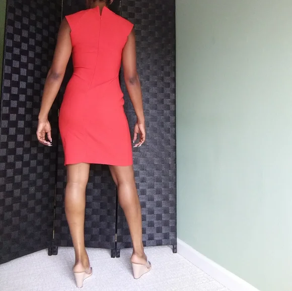 Women's BAR III red dress - Picture 4 of 7